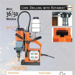 Magnetická vŕtačka Alfra mini 36/50 – fotka 3